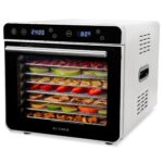 KLAMER Premium Dörrautomat XL 700W – Professionelles Dörrgerät mit 8 Edelstahl-Fächern