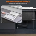VEVOR Drop-in-Eisbox 55 L Edelstahl – Einbau-Eiskühler für Gewerbe & Gastronomie – Bild 6