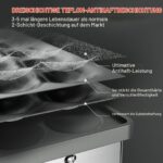 CROSSON 50-Loch Mini Pfannkuchenmaker 43 mm – Kommerzielle Poffertjes-Backmaschine für Gastronomie – Bild 4