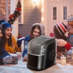 Vpcok Direct Eiswürfelmaschine 12 kg/Tag – Schnelle Eisherstellung mit Selbstreinigung – Bild 2
