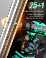 VIWKO 20V Akkuschrauber mit 42Nm Drehmoment & 56-teiligem Set – Profi-Bohrschrauber für Heimwerker – Bild 3