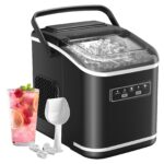 Acmeenjoy Eiswürfelmaschine 12 kg/24h – Schnelle Eisproduktion mit Selbstreinigung