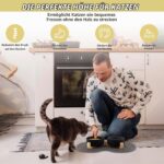 Zosenyer Katzennapf Set 2er Keramik – Ergonomischer Futternapf mit Holzständer für Katzen & kleine Hunde – Bild 5