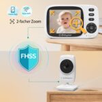 Babystar Babyphone 3.2" mit Kamera – Sicherer Baby Monitor ohne WLAN für zuhause – Bild 7