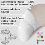PaLulli® Stillkissen aus 100% Musselin-Baumwolle – Ergonomisch, waschbar & EU-zertifiziert – Bild 6