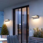 SANSHI 30W LED-Wandlampe mit 350° Schwenkpanel – IP65 Außenleuchte für Garten & Terrasse – Bild 9