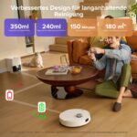 roborock Q10 S5+ Saugroboter mit Wischfunktion – 10.000 Pa HyperForce für Tierhaare & Teppiche – Bild 6