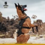 OneTigris T-Bone Hundegeschirr M – Taktisches Brustgeschirr mit 2 Griffen für Hunde – Bild 8