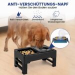 PETTOM Hundenapf Erhöht mit 4 Höhen – Futterstation für grosse Hunde – Bild 4