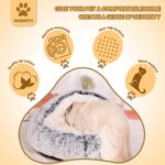 YAGE Plüsch-Hundebett – Beruhigendes Katzenbett für kleine & mittelgrosse Hunde – Bild 2