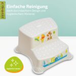 KiNDERWELT Premium Tritthocker 2 Stufen – Rutschfest & BPA-frei für Kinder ab 3 Jahren – Bild 6