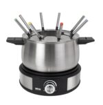 Silva Schneider Elektro-Fondue PK-F 140 – 1500W für 8 Personen mit Edelstahl-Topf