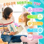 hopihy 3er Set Color Sorting Spielzeug – Montessori Sensorisches Lernspiel für Kinder ab 3 Jahren – Bild 4