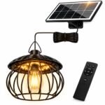 ChunHee Solar-Hängelampe IP65 mit 4400 mAh – Kabellose Beleuchtung für Schuppen & Garage