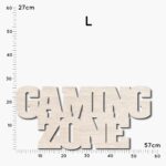Namofactur Dekolicht Gaming Zone – Holz-Wandleuchte mit LED/RGB für Gamer – Bild 3