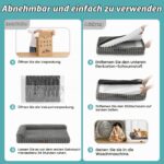 COZY KISS Orthopädisches Hundesofa 112x81cm mit L-Design – Gelenkschutz für grosse Hunde – Bild 7