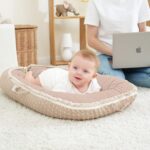 Bearmoss Babynestchen 90x55cm – Weiches Kuschelnest mit Musselinbaumwolle für Neugeborene – Bild 4