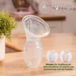 haakaa Silikon Milchpumpe 100 ml – Manuelle Brustpumpe mit natürlicher Saugkraft für Stillende – Bild 8