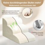 Niubya Hundetreppe 5-stufig H62 cm – Gelenkschonend für kleine & ältere Hunde – Bild 3