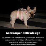 Huntboo Sicherheitsgeschirr M für Mittelgrosse Hunde – Ausbruchsicher mit Reflektoren & Griff – Bild 4