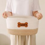 Tidelit Hundespielzeug Aufbewahrungskorb 35,5x26x20cm – Baumwollseil Organizer für Haustiere – Bild 8