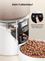 Anykuu Futterautomat 4L – Automatischer Futterspender für Katzen & Hunde mit Timer – Bild 9