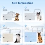 ZOMISIA Kühldecke für Hunde 89 x 64 cm – Selbstkühlend mit Q-MAX 0.4 für Sommer – Bild 6
