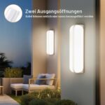 VivaLet LED Wandlampe 20W 2000LM IP65 – Up & Down Beleuchtung für Innen & Aussen – Bild 3