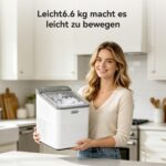Gevi Eiswürfelmaschine Mini mit Selbstreinigung – 9 Eiswürfel in 6 Minuten für Zuhause & Büro – Bild 5