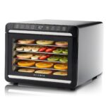 KLAMER Dörrautomat Edelstahl 500 W – Obsttrockner mit 24h-Timer & Temperaturregler