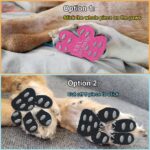 VALFRID Pfotenschoner XXL – Rutschfeste Anti-Rutsch Pads für Hunde, 60 Stück – Bild 4
