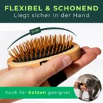 BUDDY BRUNO Hundebürste Langhaar mit Naturborsten – Entfilzungsbürste Made in Germany – Bild 8
