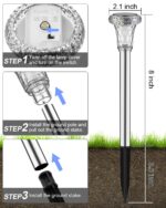 SonPen LED Solarleuchten 6er Set – IP65 Warmweiß Gartenleuchten für Outdoor – Bild 7