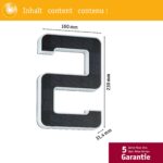 Paulmann LED Solar Hausnummer 2 – IP44 Warmweiss mit wechselbarem Akku – Bild 5