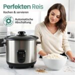 Emerio Reiskocher 1,5L mit Warmhaltefunktion – Automatischer Schongarer für perfekten Reis – Bild 6