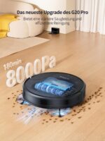 HONITURE G20 Pro Saugroboter mit Wischfunktion – 4500Pa Saugkraft für Tierhaare & Teppiche – Bild 2