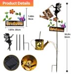 ZKLiLi Solarlampe Giesskanne – Fee Gartenleuchte wasserdicht für Aussen & Dekoration – Bild 4