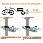 NICEDACK Fahrradanhängerkupplung – Universell für Sattelstützen 27,5–33 mm – Bild 4