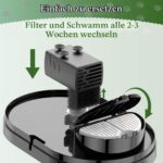 Nenozi Katzenbrunnen-Filter 6er Set – Dreifach-Filtration für sauberes Trinkwasser – Bild 2