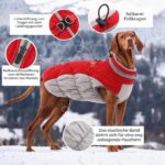 Kuoser Hundejacke XXL – Wasserdichte Winterweste mit Fleecefutter für grosse Hunde – Bild 3