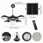 CaalLogt Solar-Hängeleuchte 192 LED mit Fernbedienung – 3200 Lumen IP65 für Innen & Außen – Bild 5