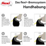 flexi Giant S/M Roll-Leine 8m – Robuste Hundeleine für grosse Hunde mit Soft-Griff – Bild 4