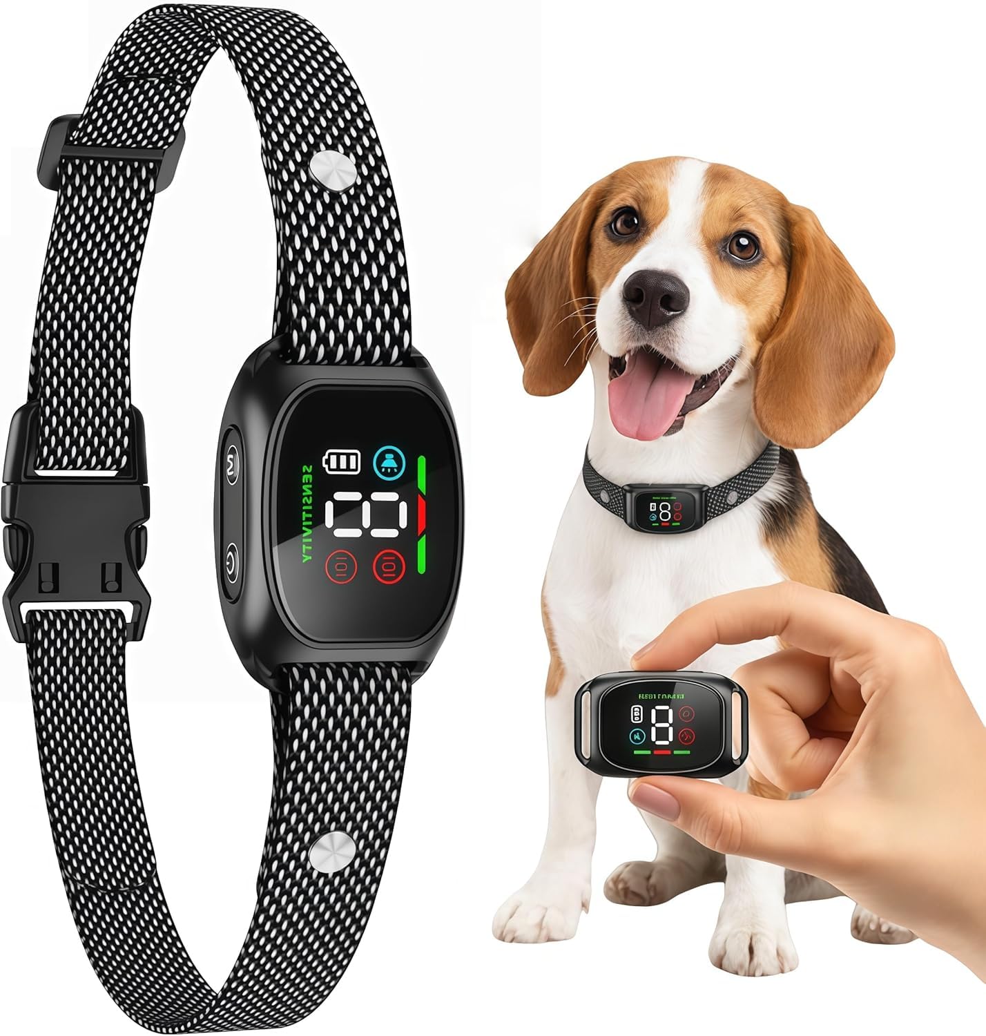 Cooiiye Antibellhalsband für Hunde – Haustierfreundliches Trainingshalsband mit sanfter Korrektur