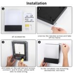 Lightsjoy LED-Aussenleuchte 18W IP65 – Warmweiss 3000K Wandlampe mit Aluminium – Bild 7