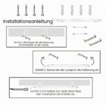 Gimisgu 4er-Set LED Feuchtraumleuchte 150cm, 48W – IP65 Werkstattbeleuchtung Neutralweiss – Bild 6