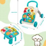 Maycoly 2-in-1 Lauflernwagen mit Spielboard – Kippsicher für Babys ab 12 Monaten – Bild 3