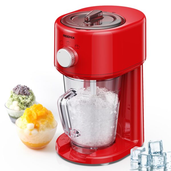 Reemix Slushy Maker – Elektrische Eis-Shaver-Maschine mit 3 Modi & Edelstahlklingen