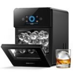 EUHOMY Kugeleis-Maschine 108 Stück/Tag – Kristallklares Eis für Whiskey & Cocktails