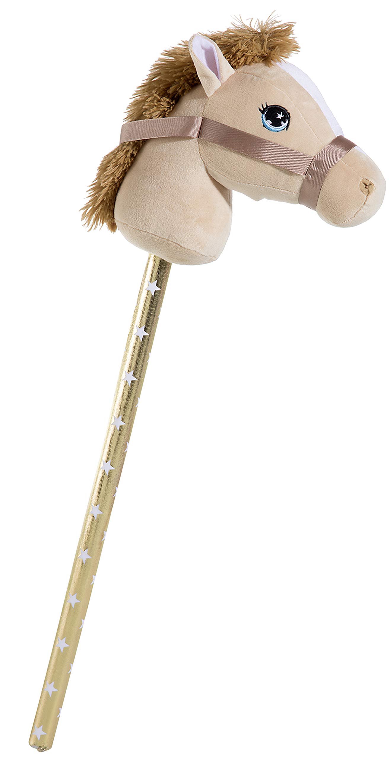 Heunec Steckenpferd Hellbraun – Plüsch Hobby Horse für Kinder