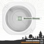 FIXKRAFT 50 Liter Weithalsfass mit Deckel – Lebensmittelecht Lagerbehälter für Haushalt & Tierfutter – Bild 4